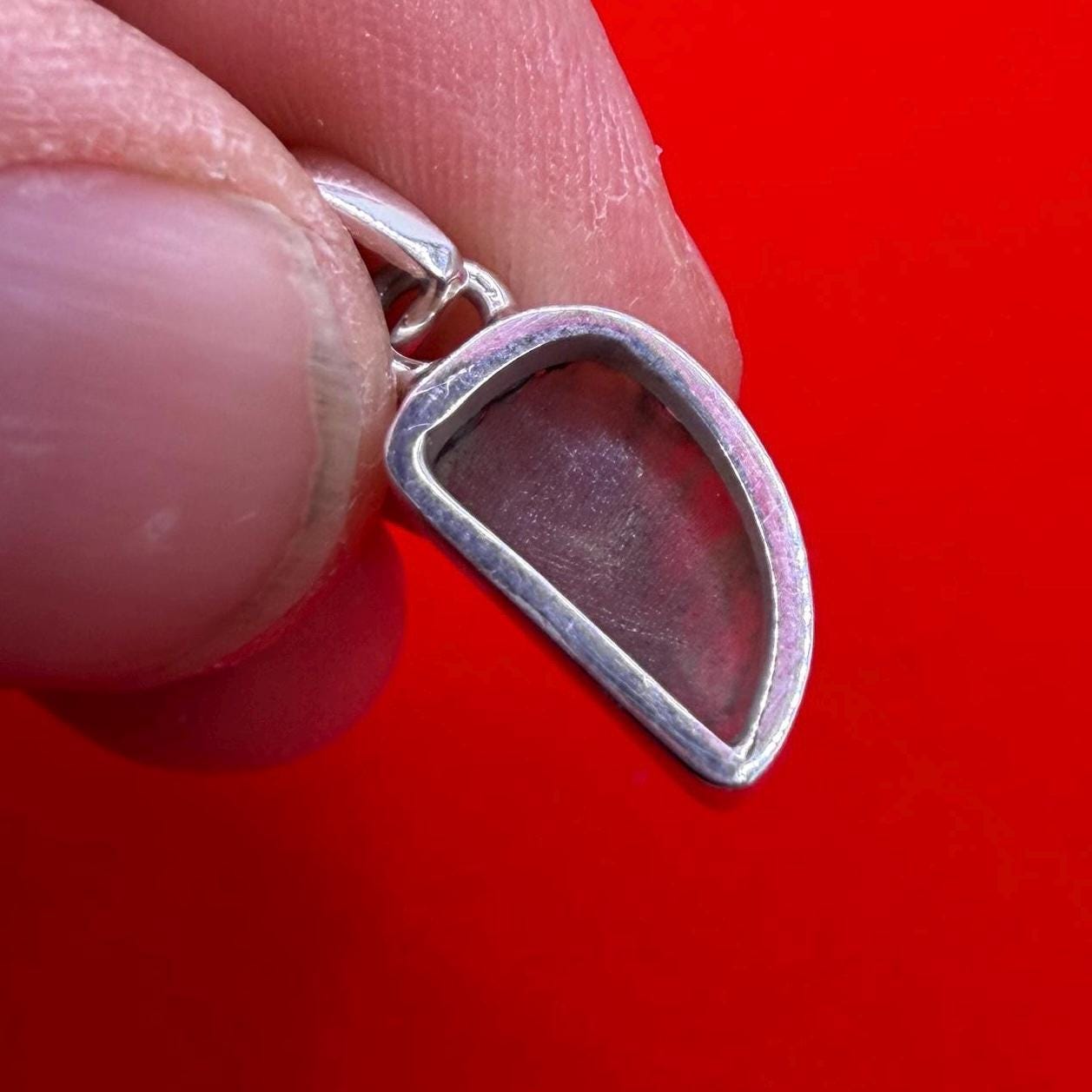 Authentic Moldavite Tektite Pendant: Czech Republic, Reiki Energy, 1.52 gram