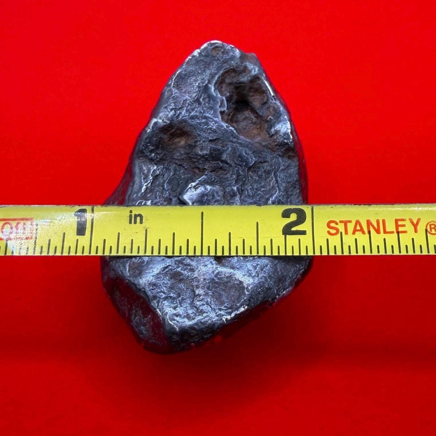 Agoudal Iron Meteorite Specimen: 56.01g, IIAB Hexahedrite, Morocco