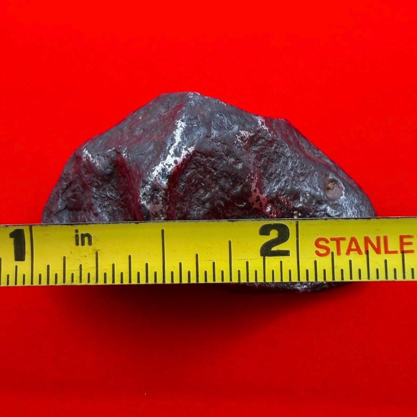 Agoudal Iron Meteorite Specimen: 56.01g, IIAB Hexahedrite, Morocco