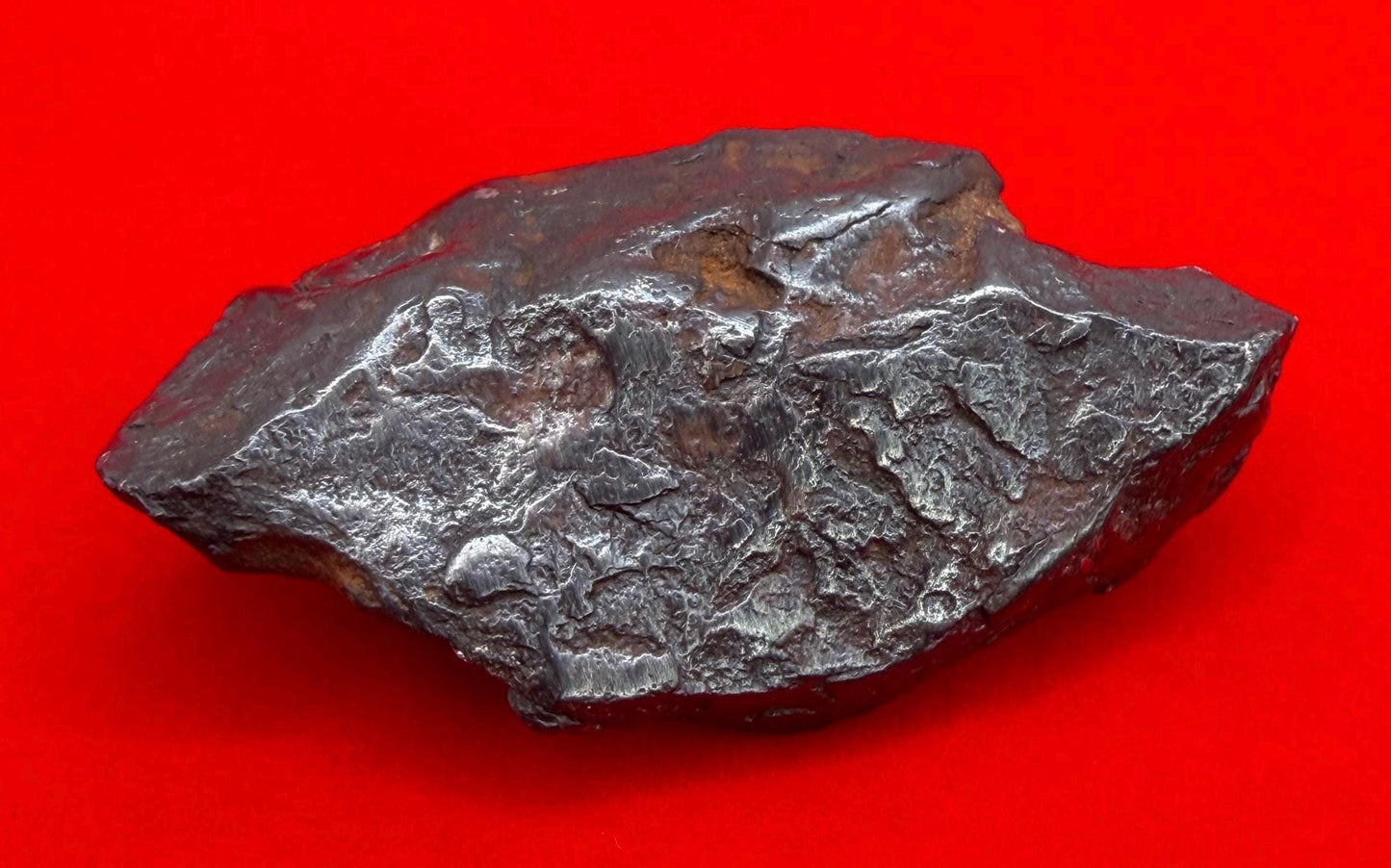 Agoudal Iron Meteorite Specimen: 46.65g, IIAB Hexahedrite, Morocco