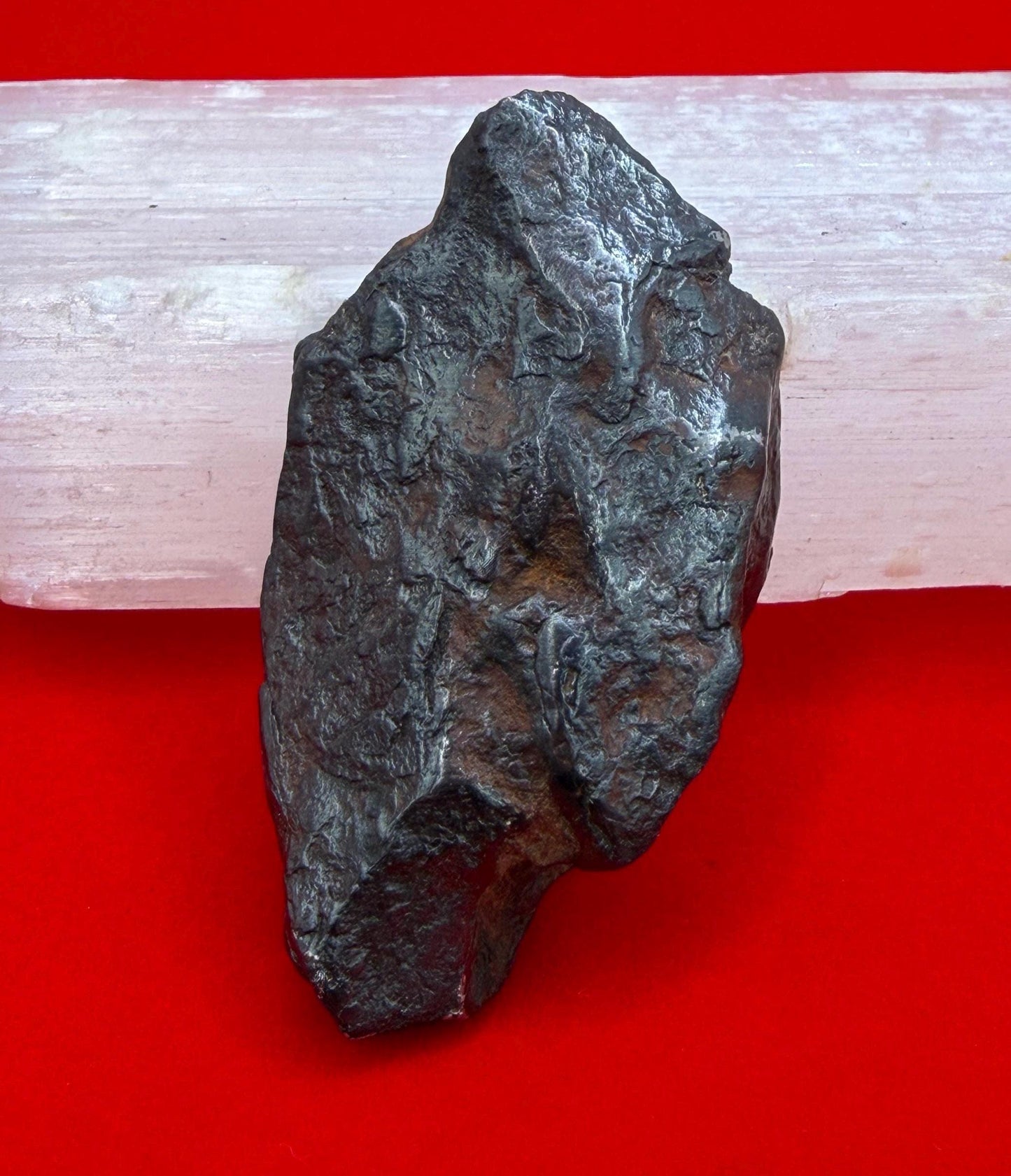 Agoudal Iron Meteorite Specimen: 46.65g, IIAB Hexahedrite, Morocco