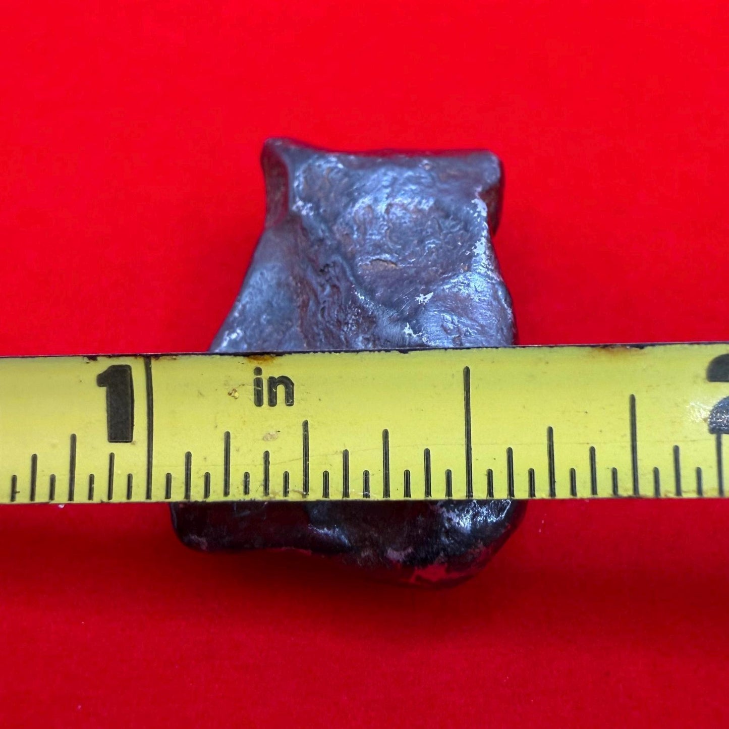 Agoudal Iron Meteorite Specimen: Authentic Meteorite, IIAB Hexahedrite, 14.01 grams