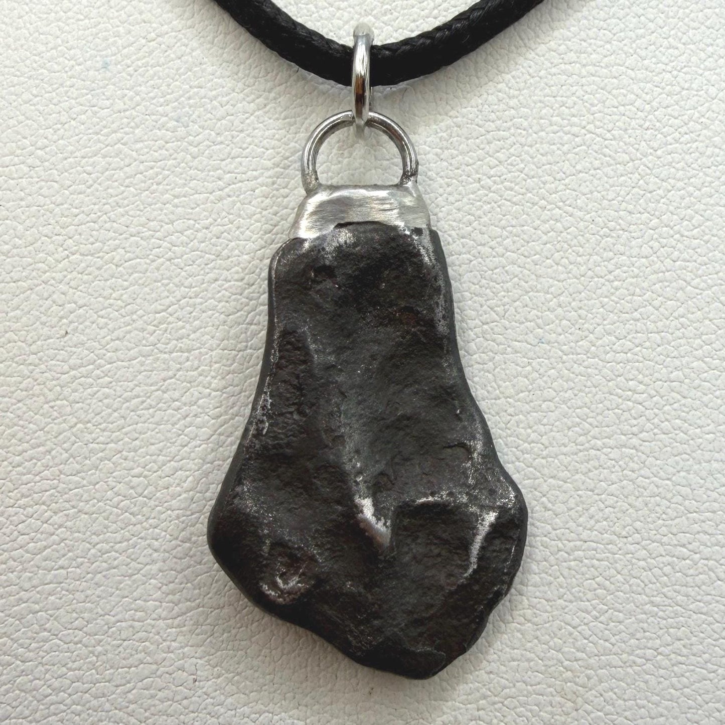 Sikhote-Alin Iron Meteorite Pendant: Astronomy Space Gift, 8.83g