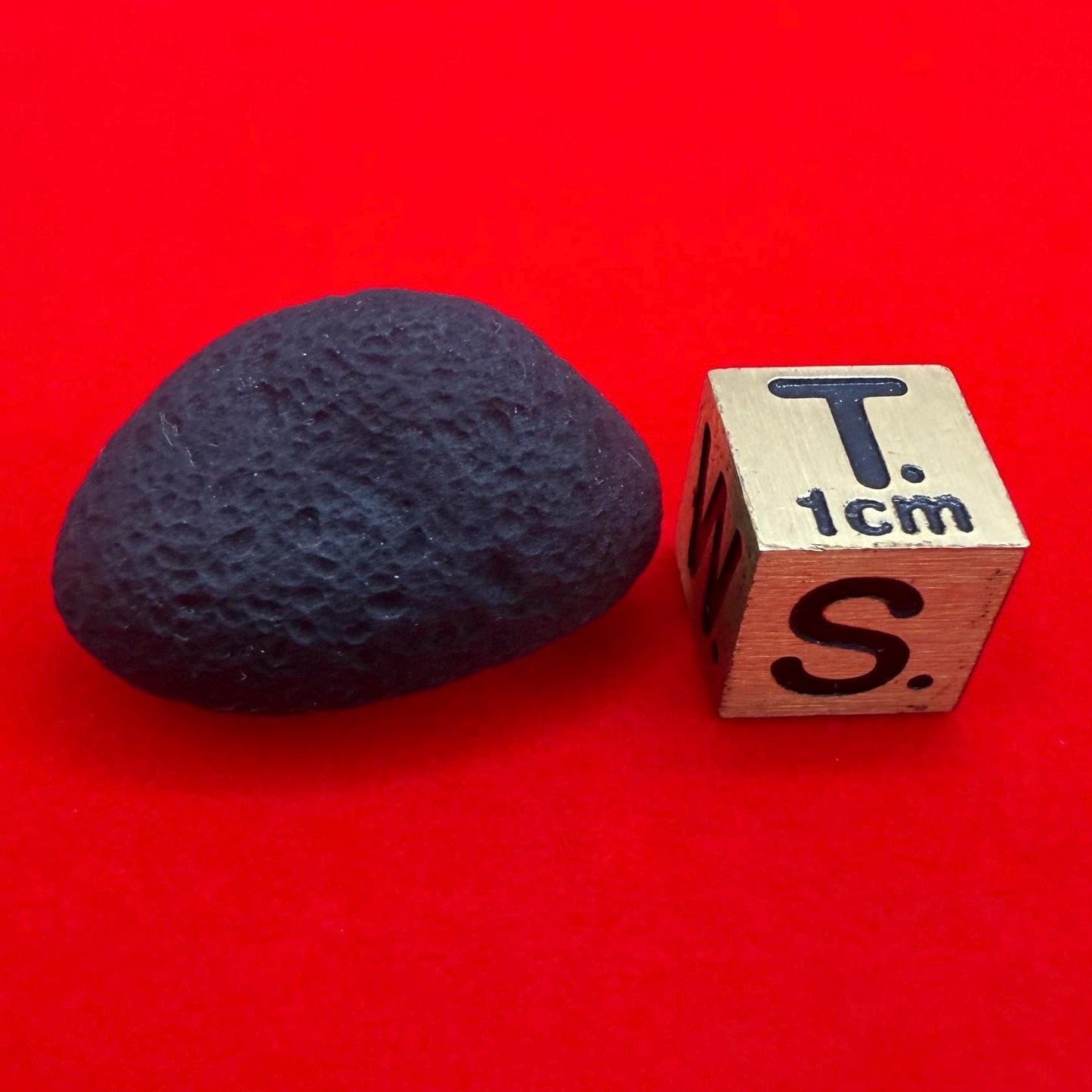 Saffordite Stone: Rare Cintamani, Arizona Tektite - 5.98 Grams