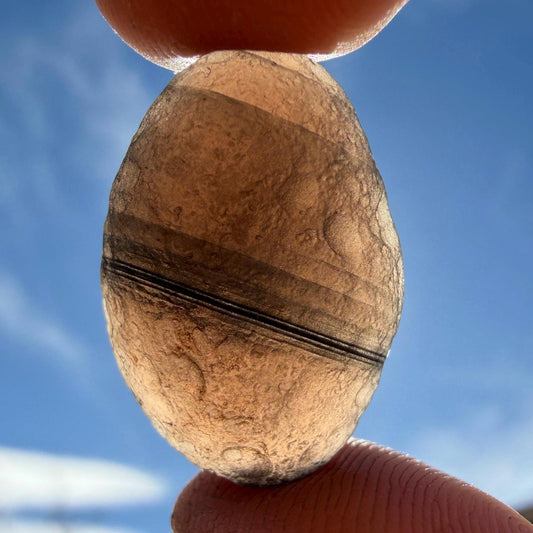 Saffordite Stone: Rare Cintamani, Arizona Tektite - 5.90 Grams