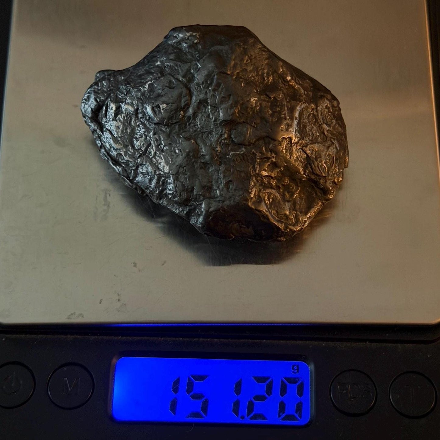 Uruacu Iron Meteorite Specimen: Brazilian Space Gift, Authentic Meteorite, 151.20 Grams