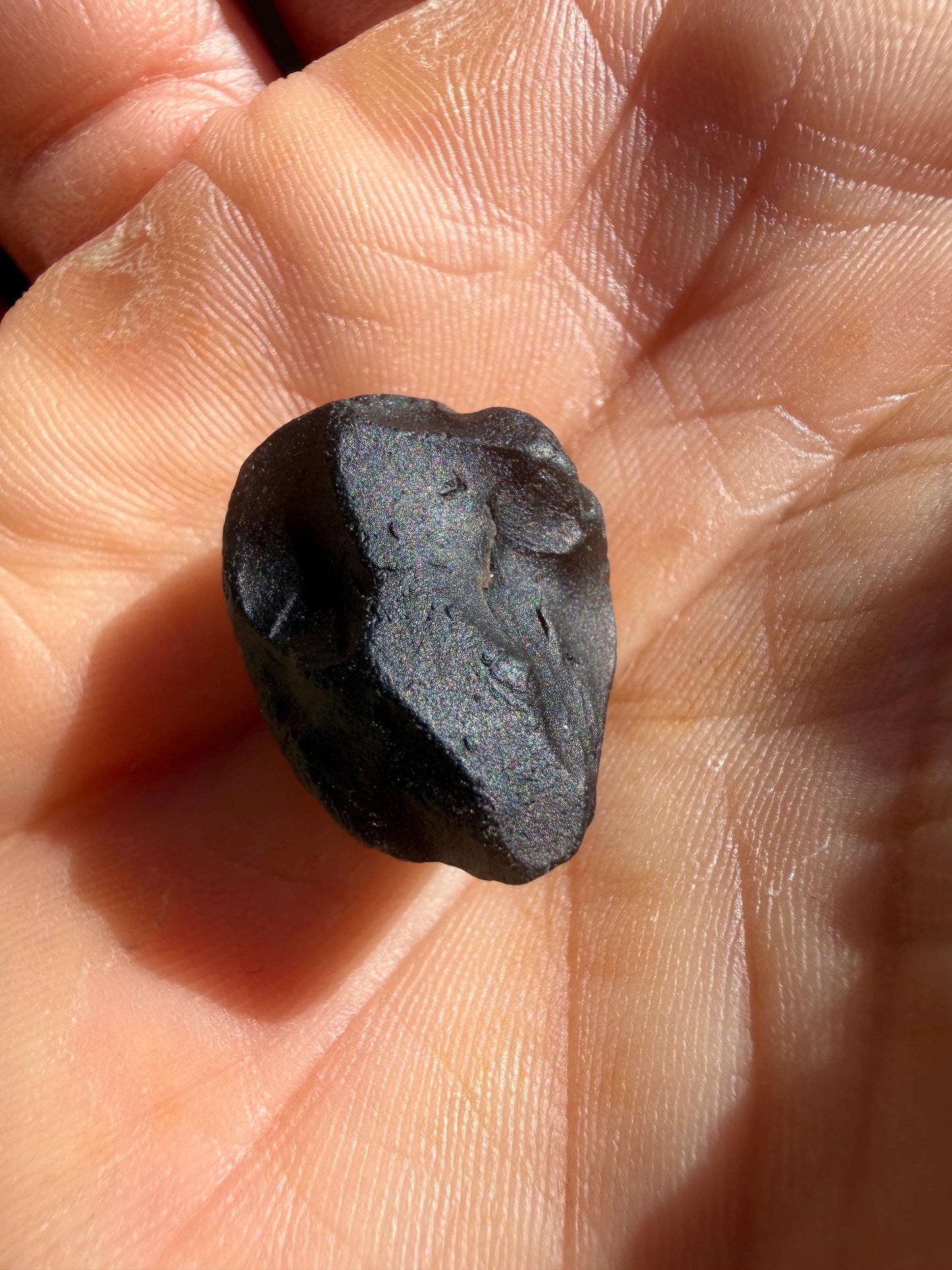 Saffordite Stone: Rare Cintamani, Arizona Tektite - 4.0 Grams