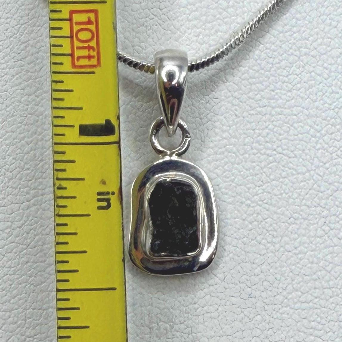 Authentic Moldavite Tektite Pendant: Czech Republic, Reiki Energy, 1.67 gram