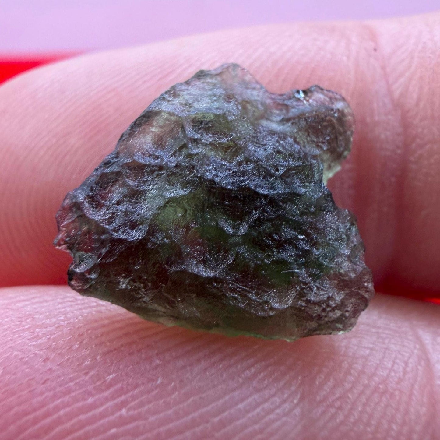 Authentic Moldavite Tektite Specimen, Czech Republic Origin, 0.73 grams