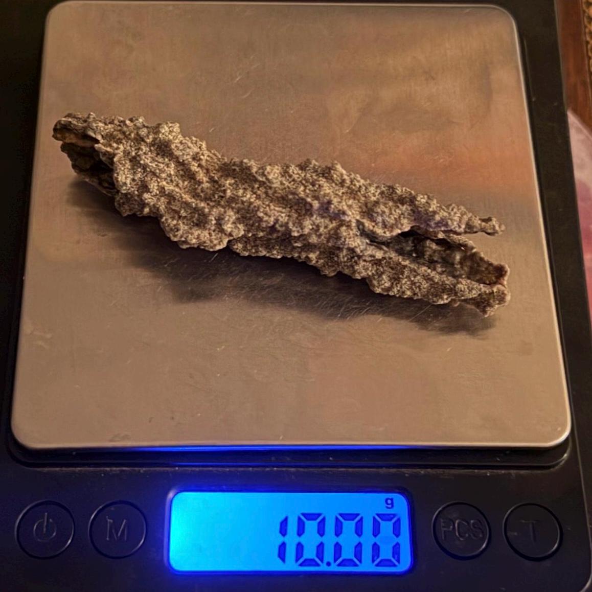 Sahara Desert Fulgurite: Fossilized Lightning, Energy Work, 10.00 grams