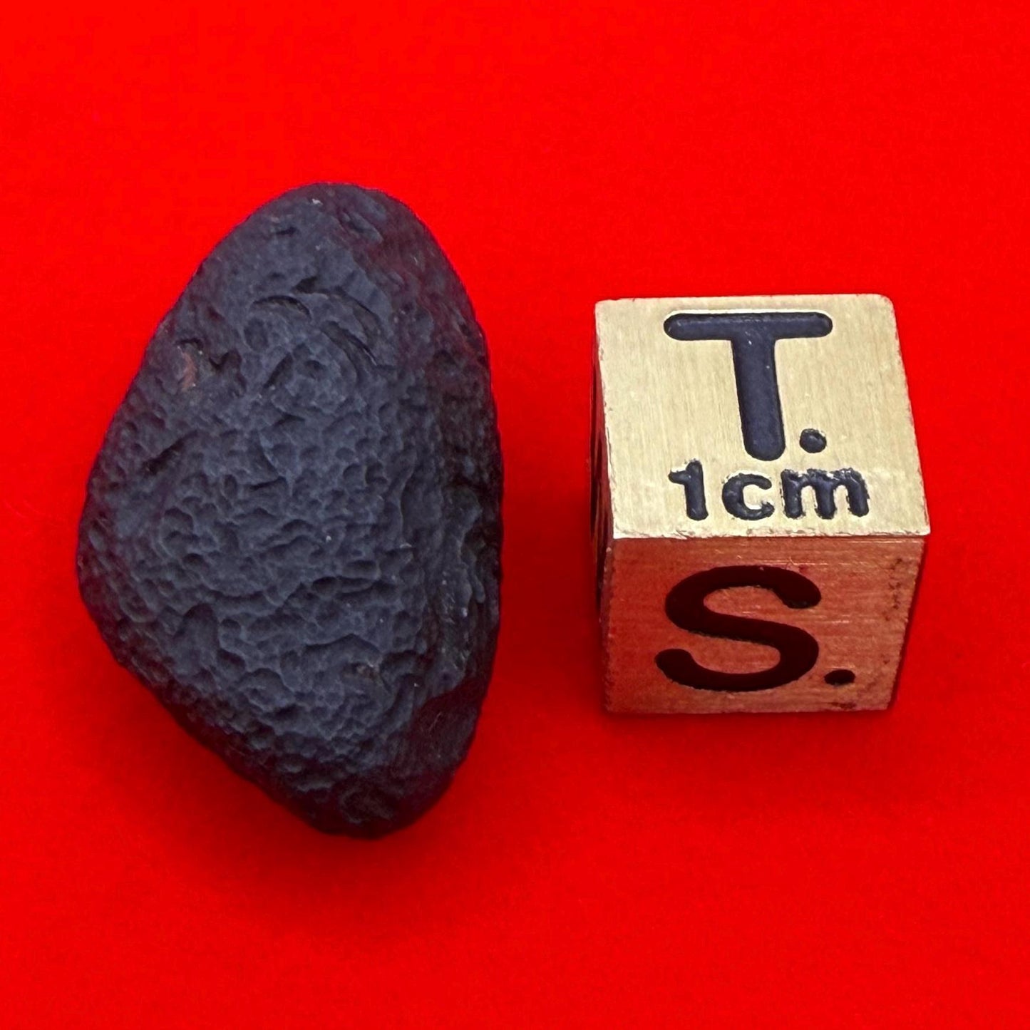 Saffordite Stone: Rare Cintamani, Arizona Tektite - 4.64 Grams