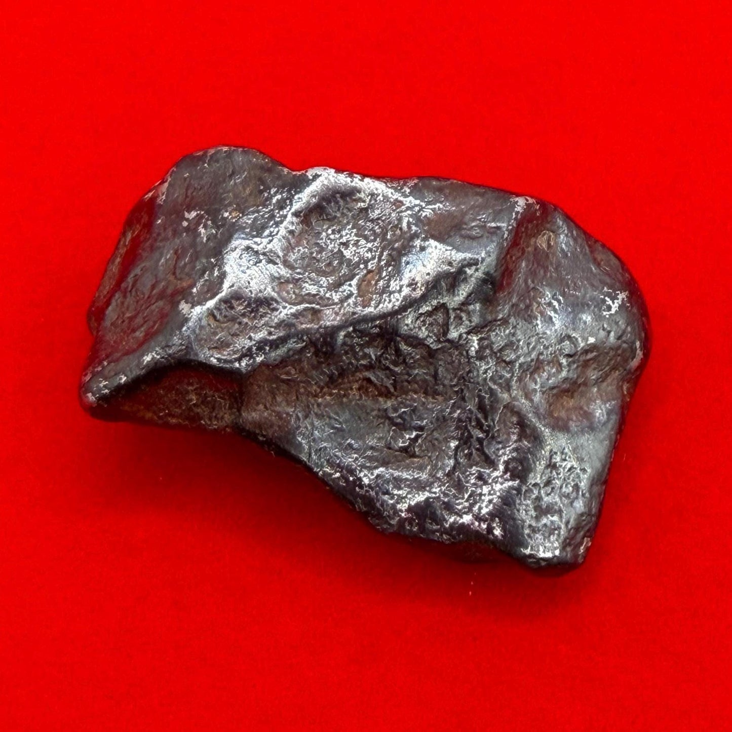 Agoudal Iron Meteorite Specimen: Authentic Meteorite, IIAB Hexahedrite, 14.01 grams