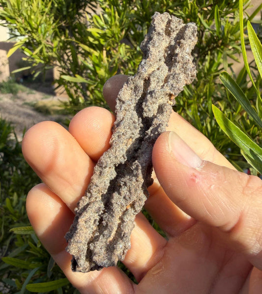 Sahara Desert Fulgurite: Lightning Glass, Fossilized Lightning, Energy Work, 9.23 grams
