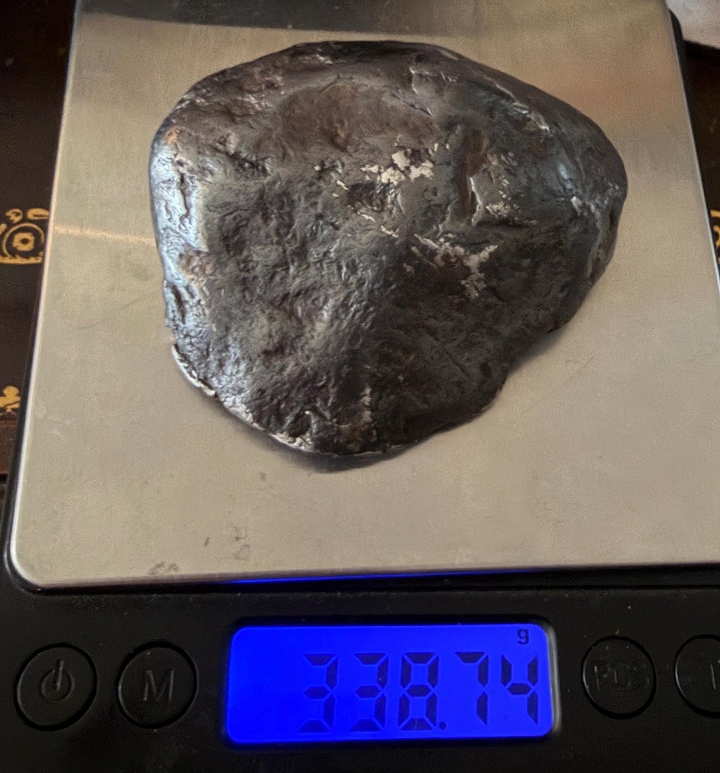 Uruacu Iron Meteorite Specimen: Brazilian Space Gift, Authentic Meteorite, 339 Grams