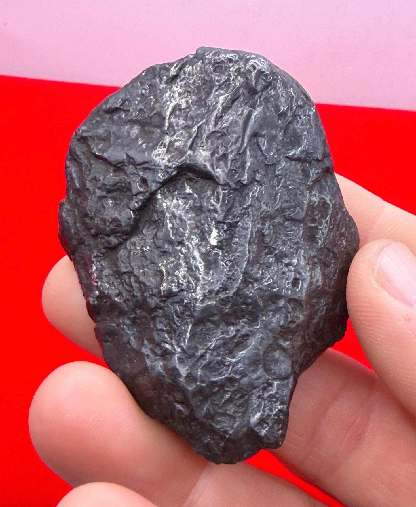 Uruacu Iron Meteorite Specimen: Brazilian Space Gift, Authentic Meteorite, 151.20 Grams