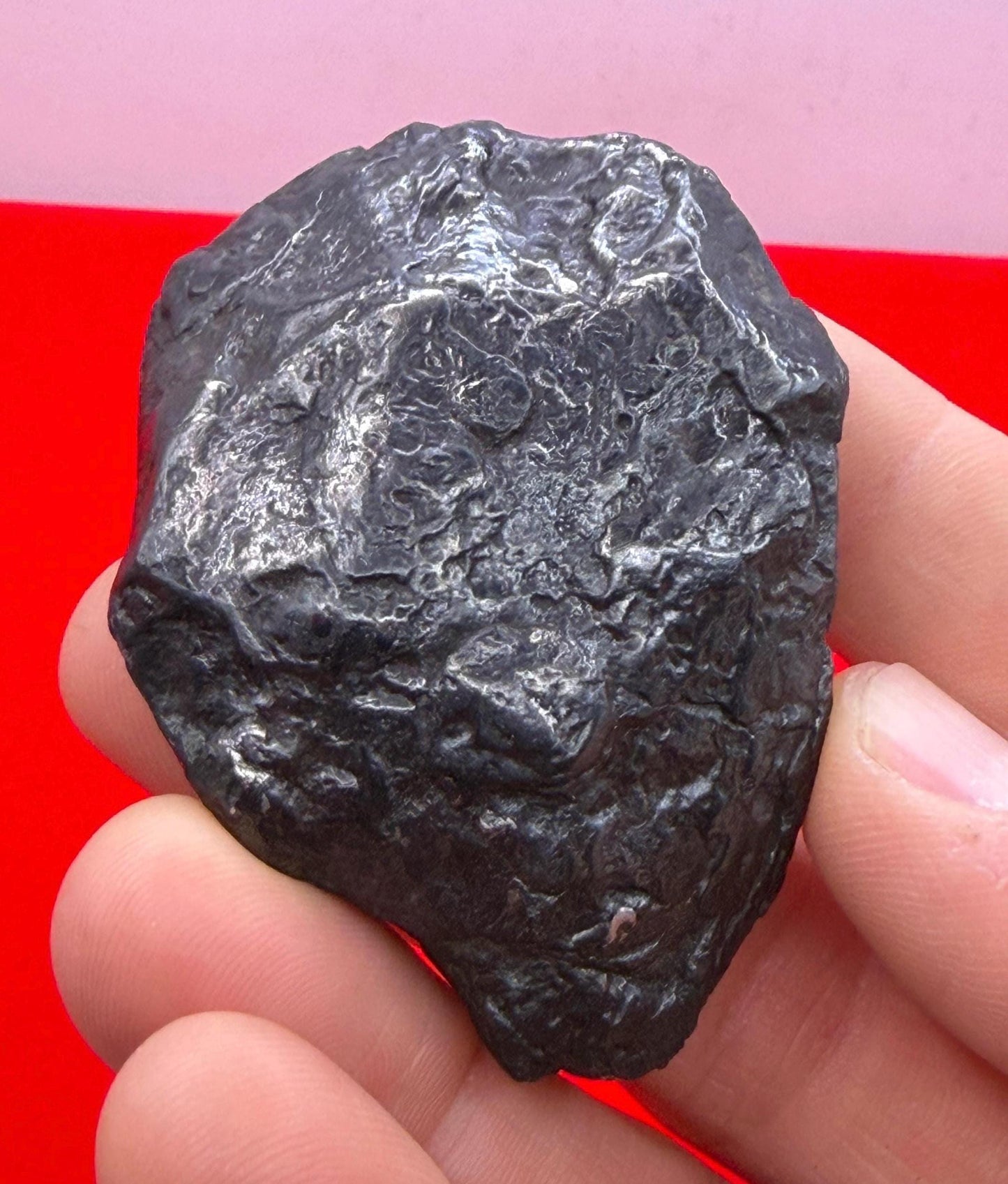 Uruacu Iron Meteorite Specimen: Brazilian Space Gift, Authentic Meteorite, 151.20 Grams