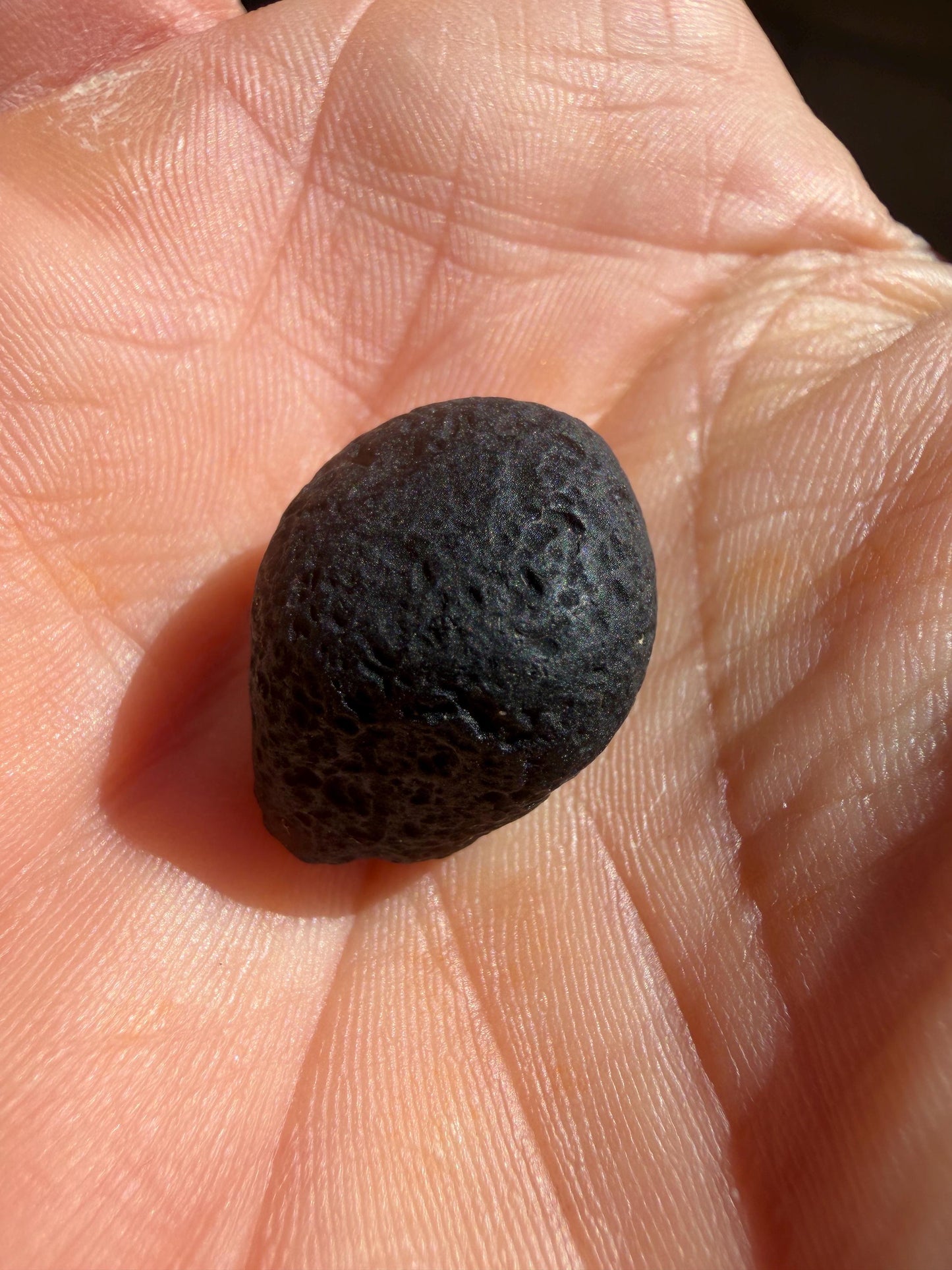 Saffordite Stone: Rare Cintamani, Arizona Tektite - 4.0 Grams