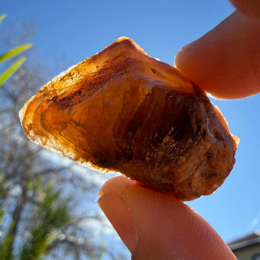 Golden Brazilian Phenacite Crystal: High-Vibration Gemstone, 17.73g/88.65ct