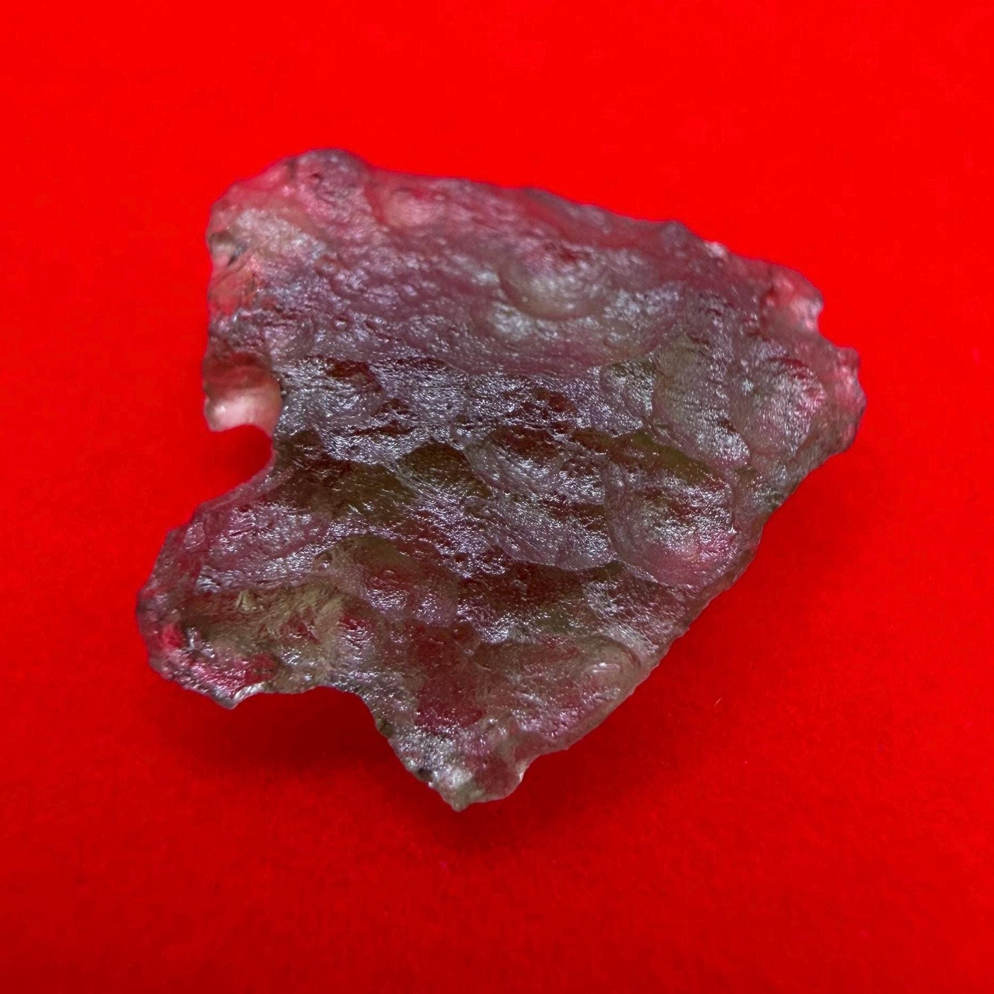 Authentic Moldavite Tektite Specimen, Czech Republic Origin, 0.73 grams