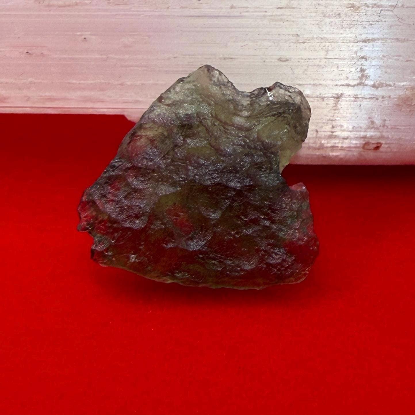 Authentic Moldavite Tektite Specimen, Czech Republic Origin, 0.73 grams