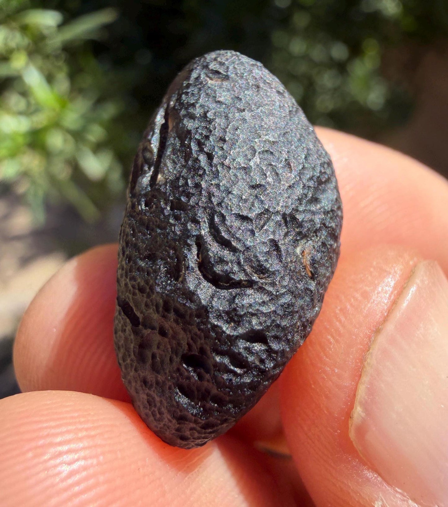 Saffordite Stone: Rare Cintamani, Arizona Tektite - 4.64 Grams