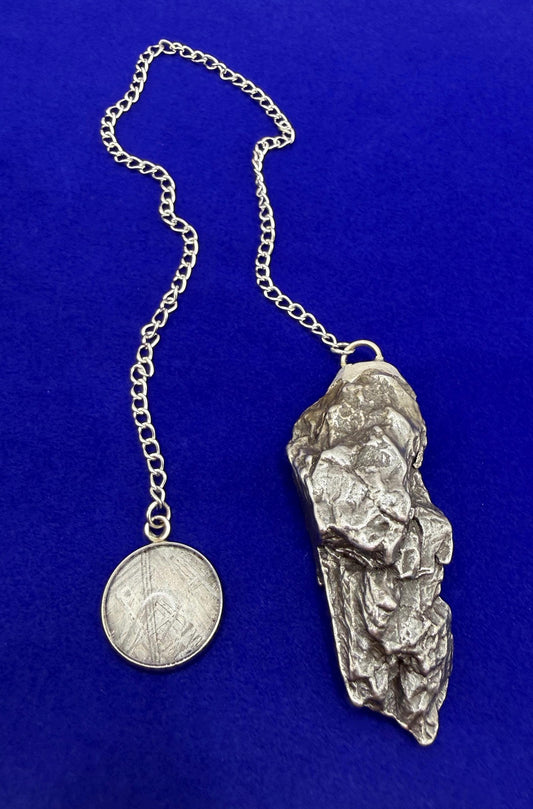 Campo del Cielo Meteorite Pendulum, Rare Cosmic Divination Tool, Crystal Healing Gift, 59.04g