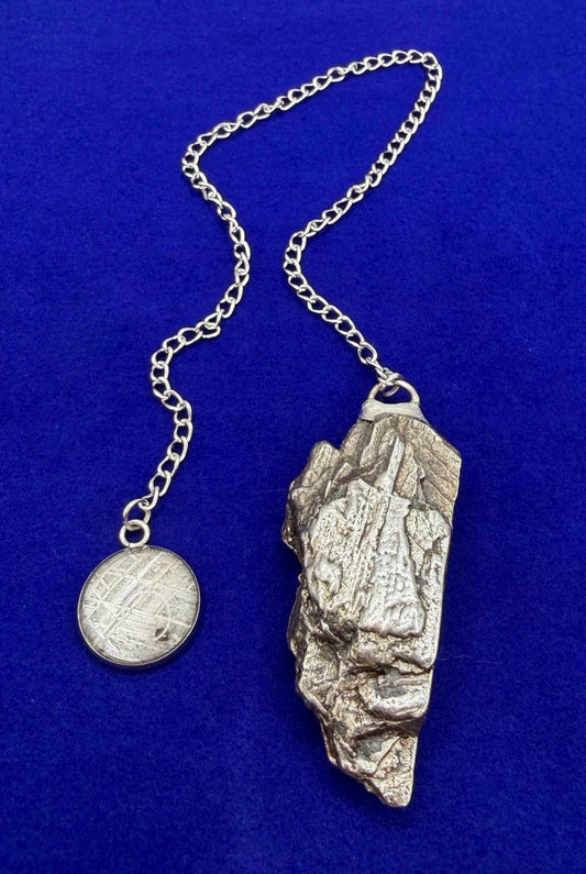 Aletai Meteorite Pendulum: Authentic Iron Meteorite, Divination Tool, 44.14 grams