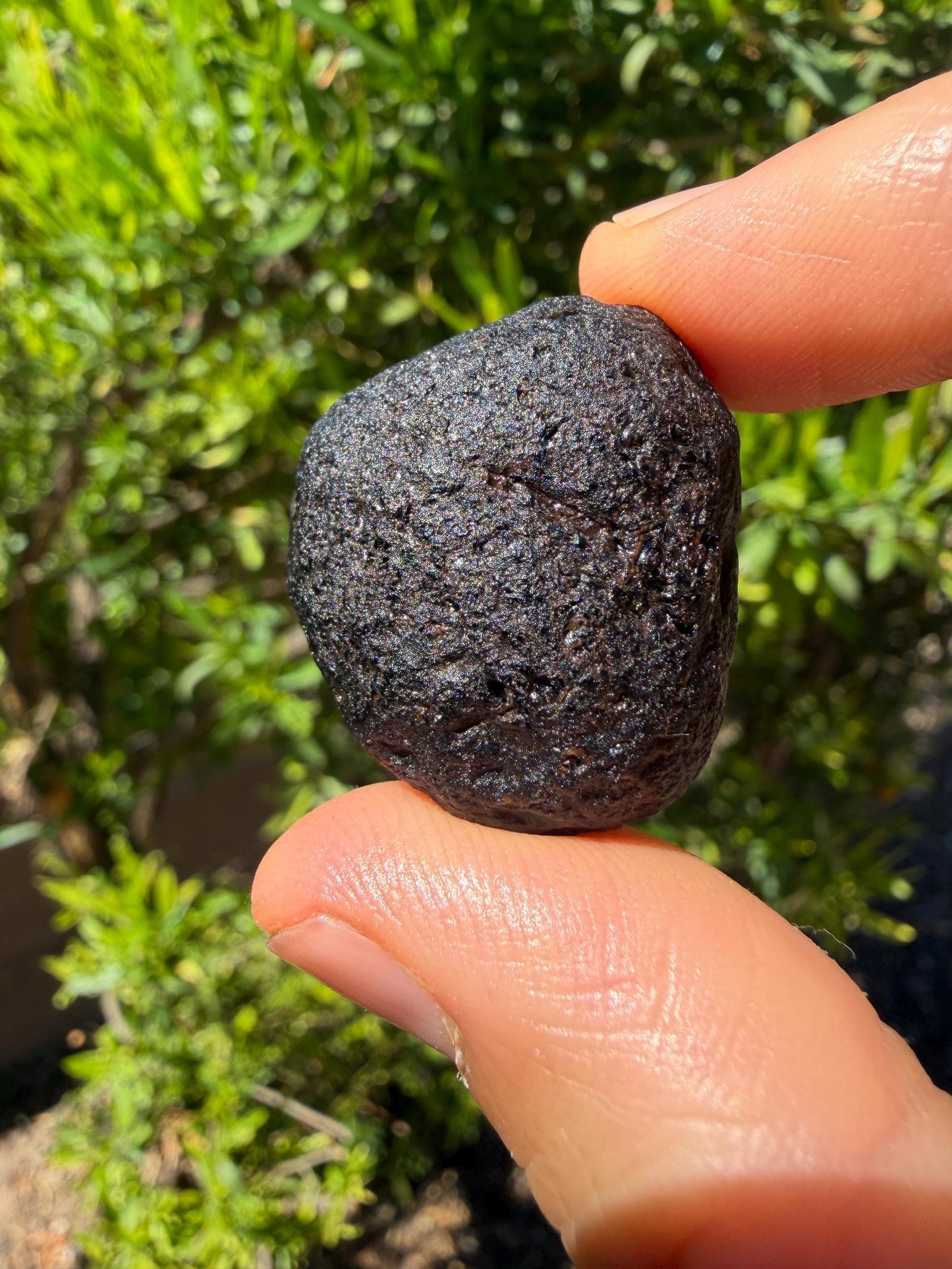 Saffordite Stone, Rare Cintamani, Arizona Tektite, 22.26 Grams