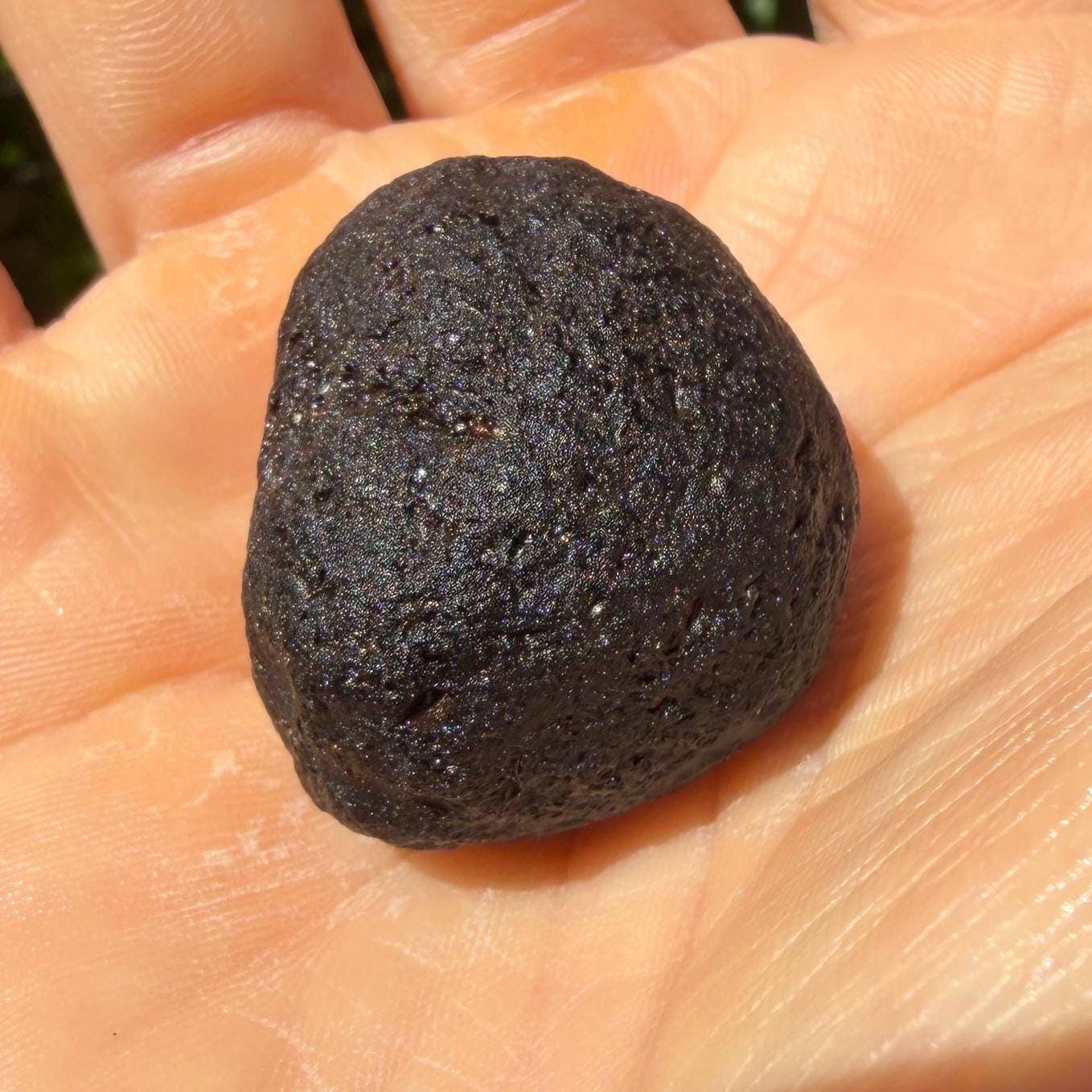 Saffordite Stone, Rare Cintamani, Arizona Tektite, 22.26 Grams
