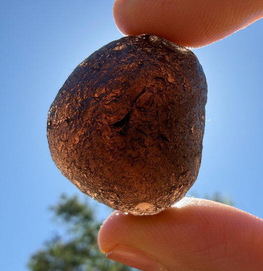 Saffordite Stone, Rare Cintamani, Arizona Tektite, 22.26 Grams